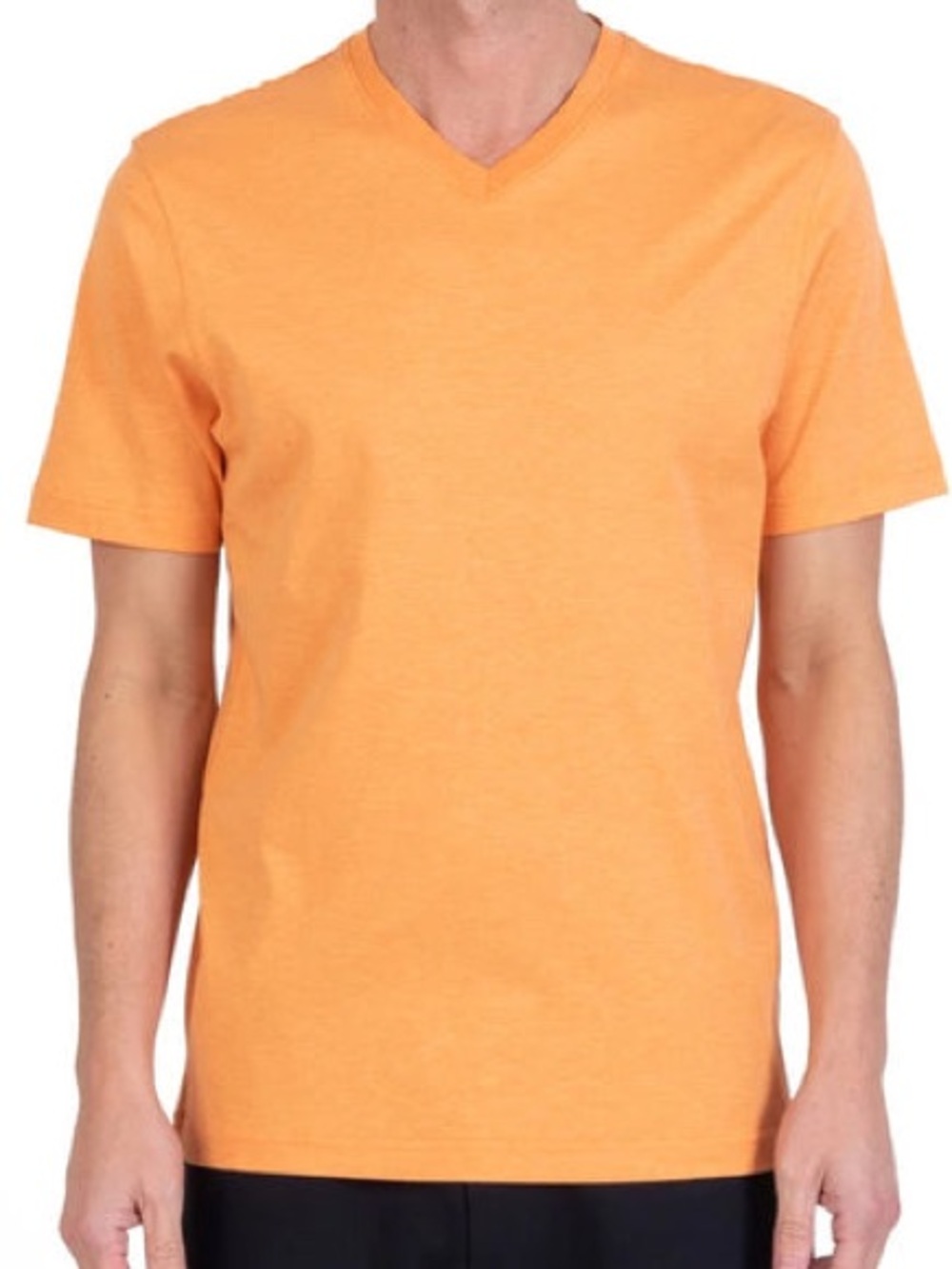 Brand New-Raffi Tangerine V-Neck Short Sleeve Tee